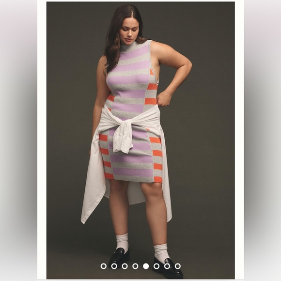 Anthropologie NWT Daily Practice Sleeveless Mock-Neck Sweater Dress Size S - Picture 5 of 11